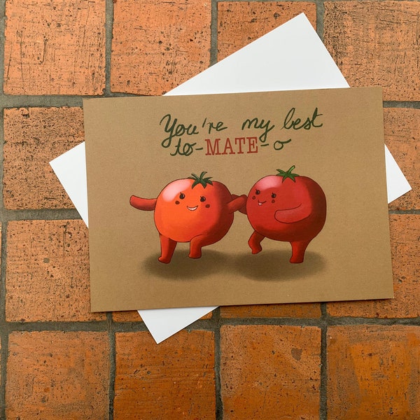 Postkarte Tomaten