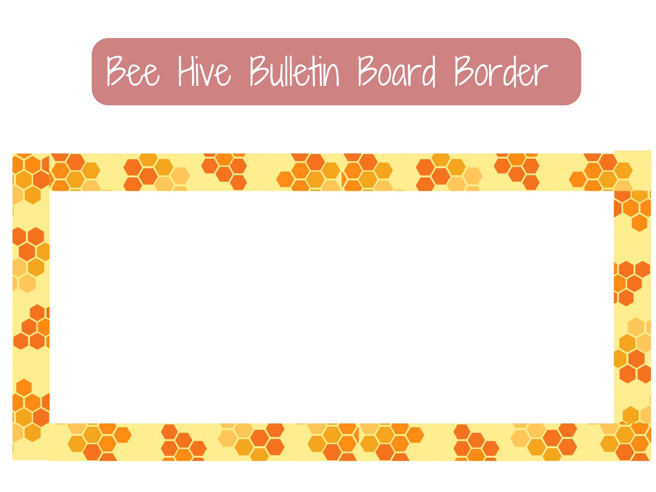 Always BEE Kind Spring Bulletin Board Kit, EDITABLE Honeycomb Name ...