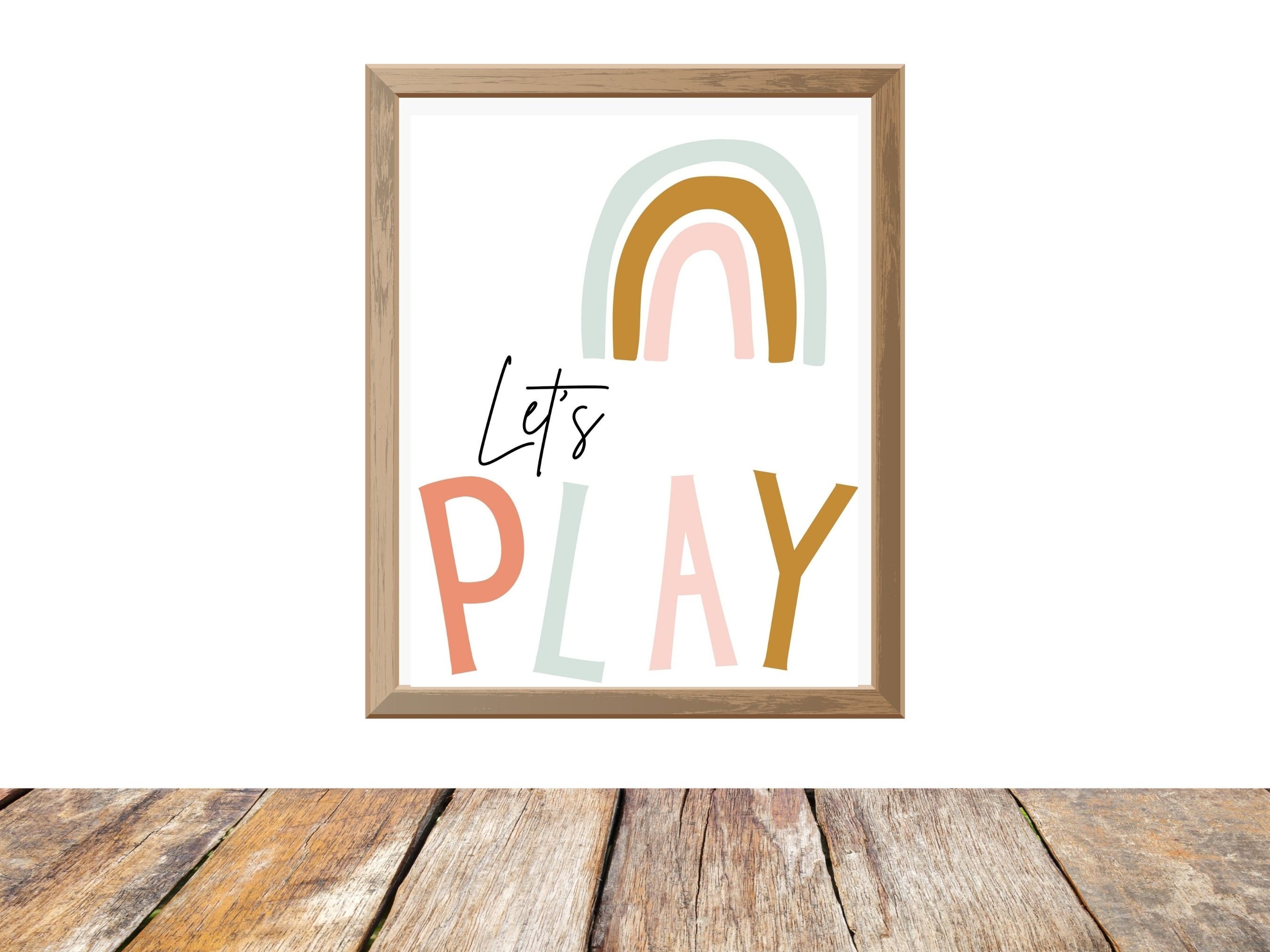 Printable Wall Art, Set of 6 Classroom/playroom Kids Posters - Etsy