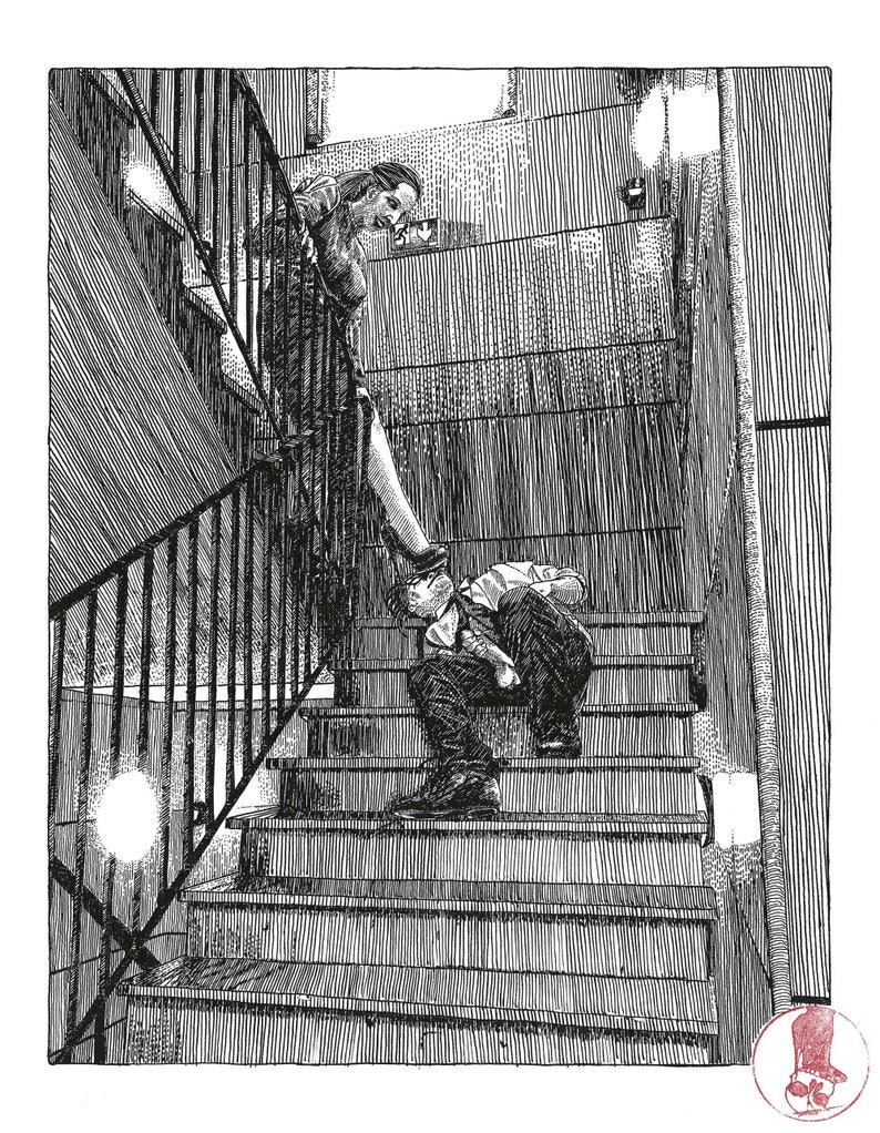 Drawing, Femdomart, Mistress, Shoeslave, Dessin, Mistress, Slave