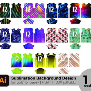 Jersey Sublimation Pattern, Editable Design Background Sublimation, basketball jersey design, Sportswear, Sports, Basketball Digital pattern