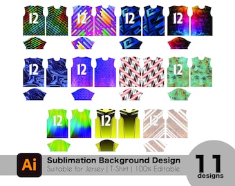 Jersey Sublimation Pattern, Editable Design Background Sublimation, basketball jersey design, Sportswear, Sports, Basketball Digital pattern