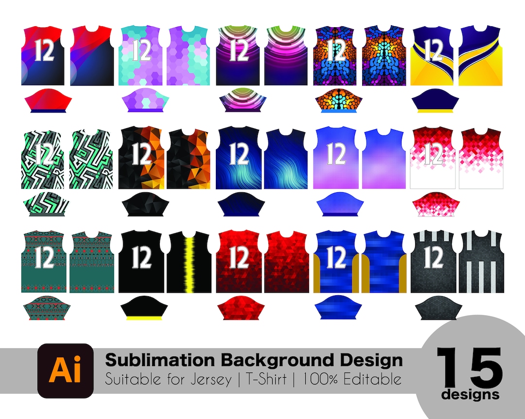 Basketball Jersey Editable Digital Print File Full Sublimation Design  Sportswear Sports Free Jersey Template and Mockup -  Israel