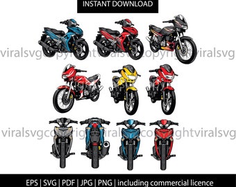 Bundle Motorcycle SVG, Motorbike pod, Chopper vector, Motorcycle clipart, Biker Tshirt, Sublimation Art, Racing Bike Png Eps graphic cricut