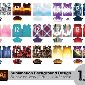 Editable Sublimation Pattern, Jersey Design Background Sublimation, full sublimation shirts, Sportswear, Sports, Basketball Digital pattern