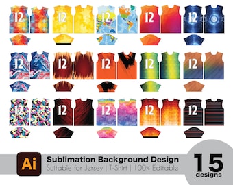 Jersey Sublimation Pattern, Editable Design Background Sublimation, basketball jersey design, Sportswear, Sports, Basketball Digital pattern