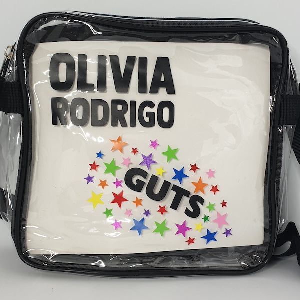 Clear Concert Bag- Olivia Rodrigo inspired Guts!