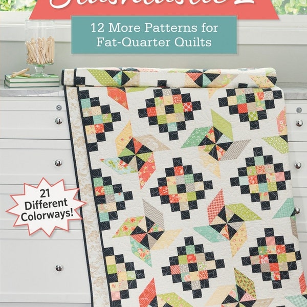 Stashtastic 2 By Doug Leko For Martingale Books 12 Fat Quarter Friendly Quilt Patterns in an 80 Page Full Color Book,  Fat Quarter Quilt