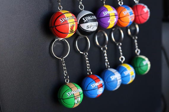 NBA Keychain Basketball Teams Vintage Accessories, Birthday Gifts