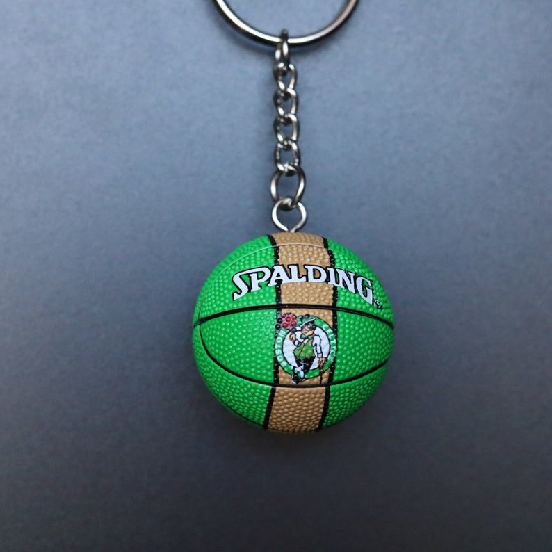 NBA Keychain Basketball Teams Accessories Birthday Gifts Etsy