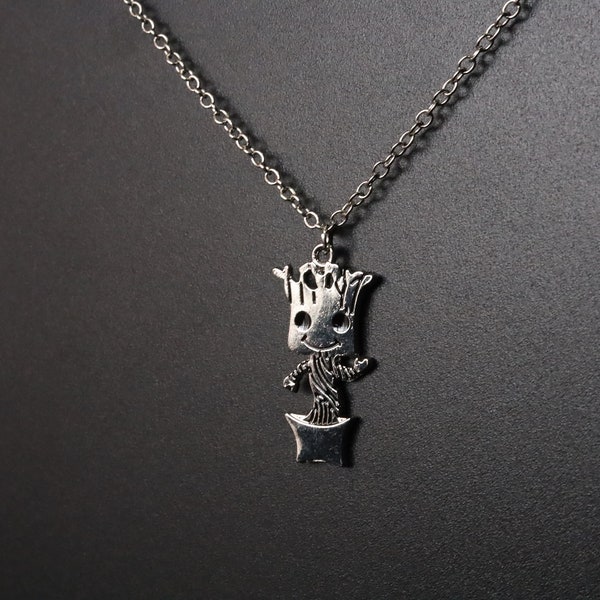 Collier Bébé Groot Accessoires Marvel Movies, Idées cadeaux, porte-clés vintage, porte-clés amusant, cadeau pour enfants