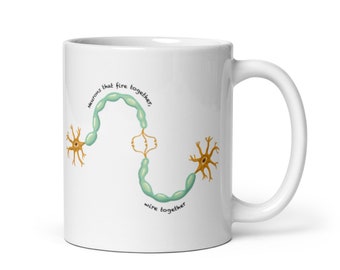Las neuronas que se activan juntas se conectan entre sí Taza