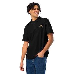 Unisex Spider Joke Piqué Polo Shirt
