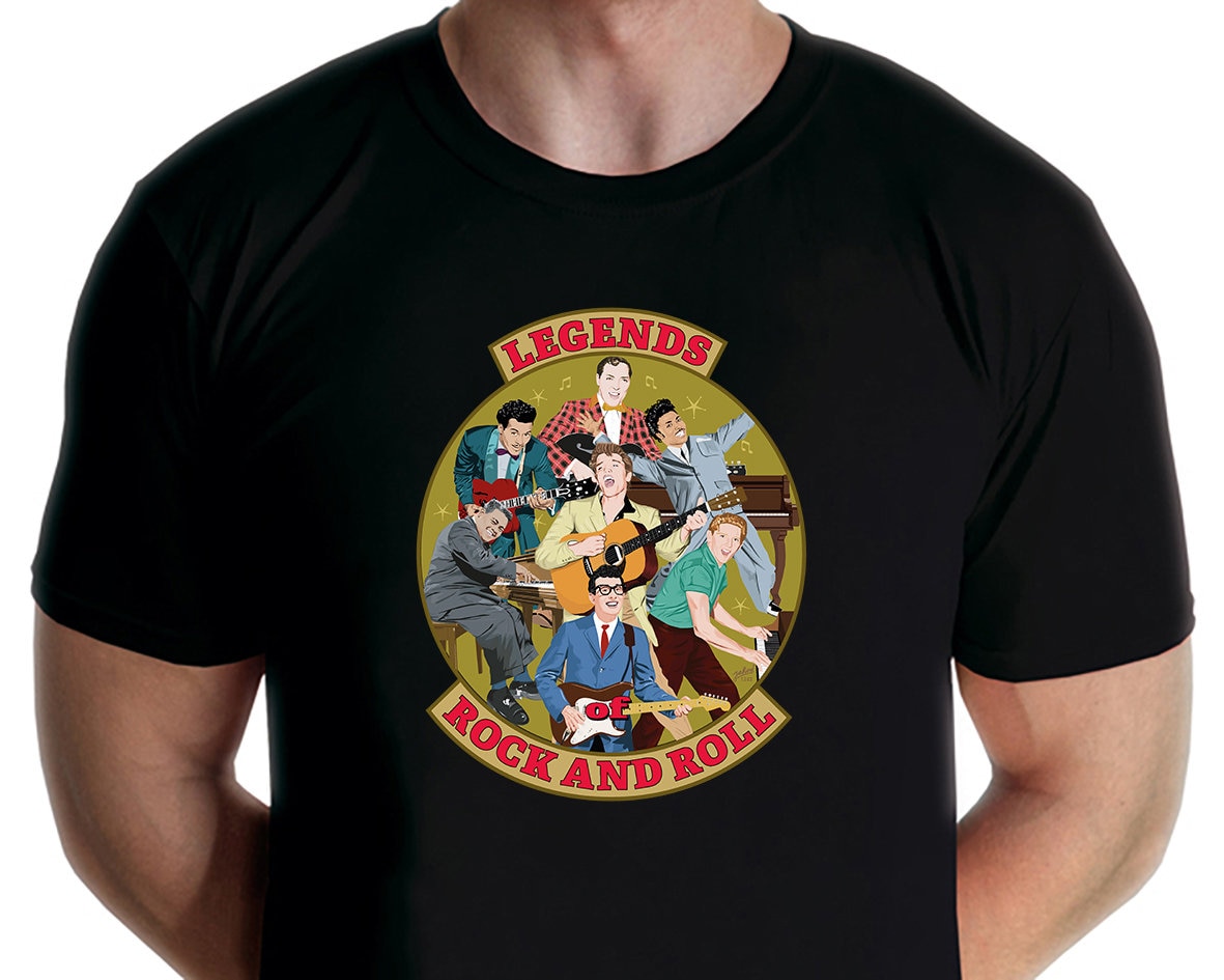 Legends of Rock and Roll T-shirt (jarod Art) - Etsy