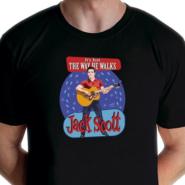 Jack Scott - The Way He Walks T-shirt (Jarod Art)