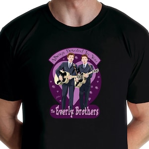 Everly Brothers - Always Devoted To You T-shirt (Jarod Art)