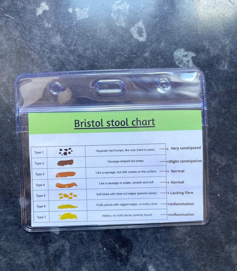 Nursing Lanyard Card Bristol Stool Chart child Nursing Essentials