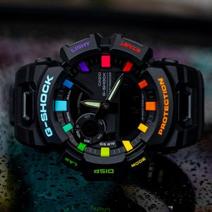 Casio G-Shock GBA-900 Rainbow G-Squad / Artist CasiOak Mod