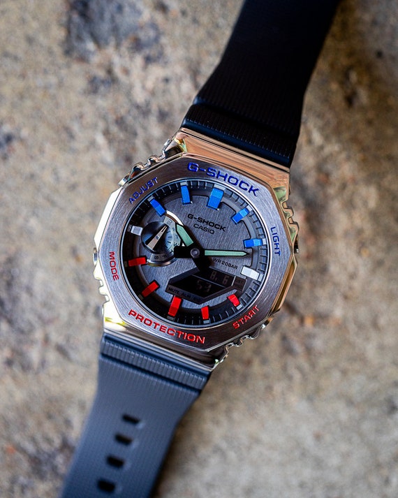 Casio G Shock Pepsi Casio mod Casio watch Casio CasiOak