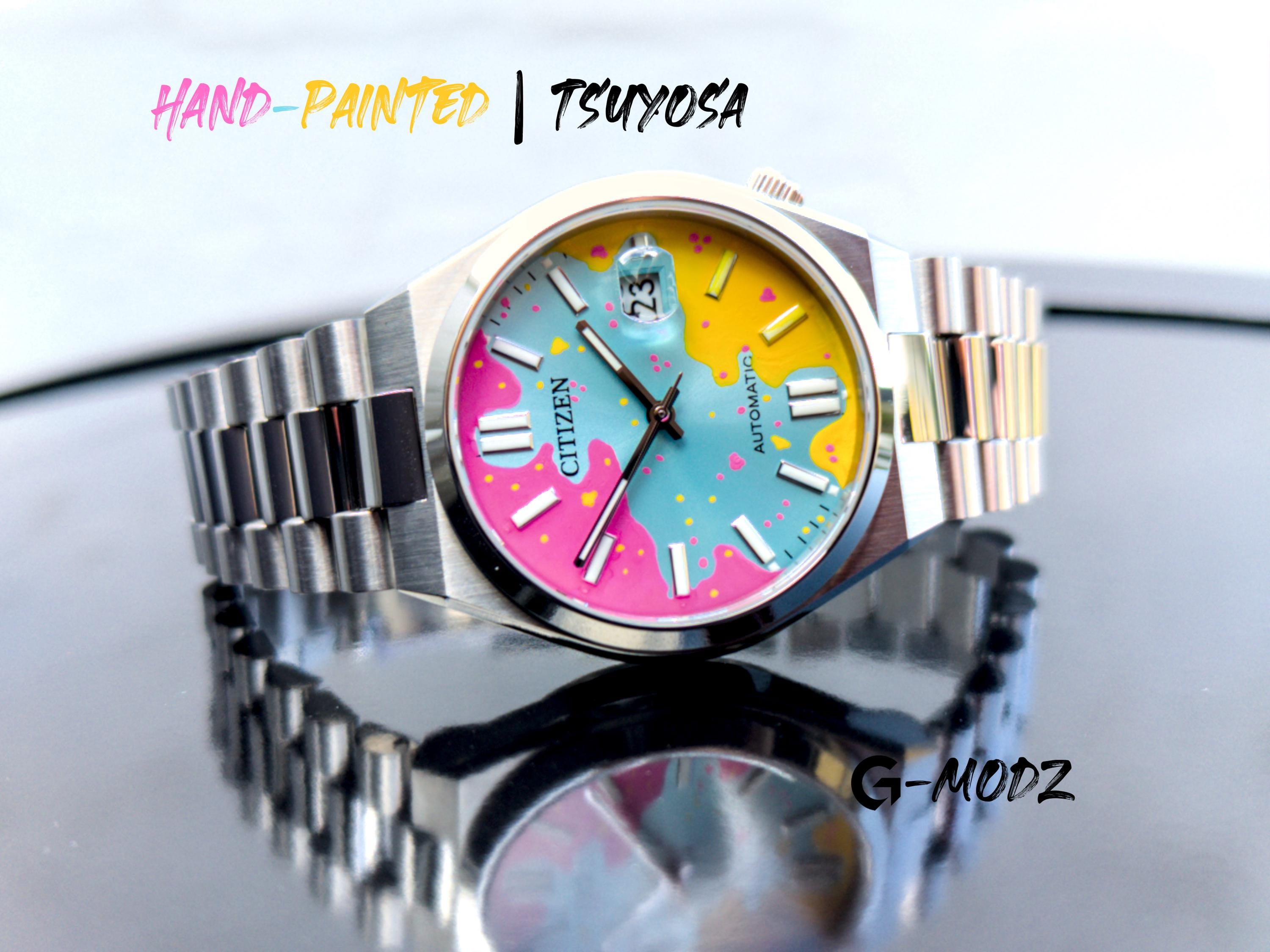 Hand-painted Citizen Tsuyosa NJ0151 Candy Mod | Bespoke Custom