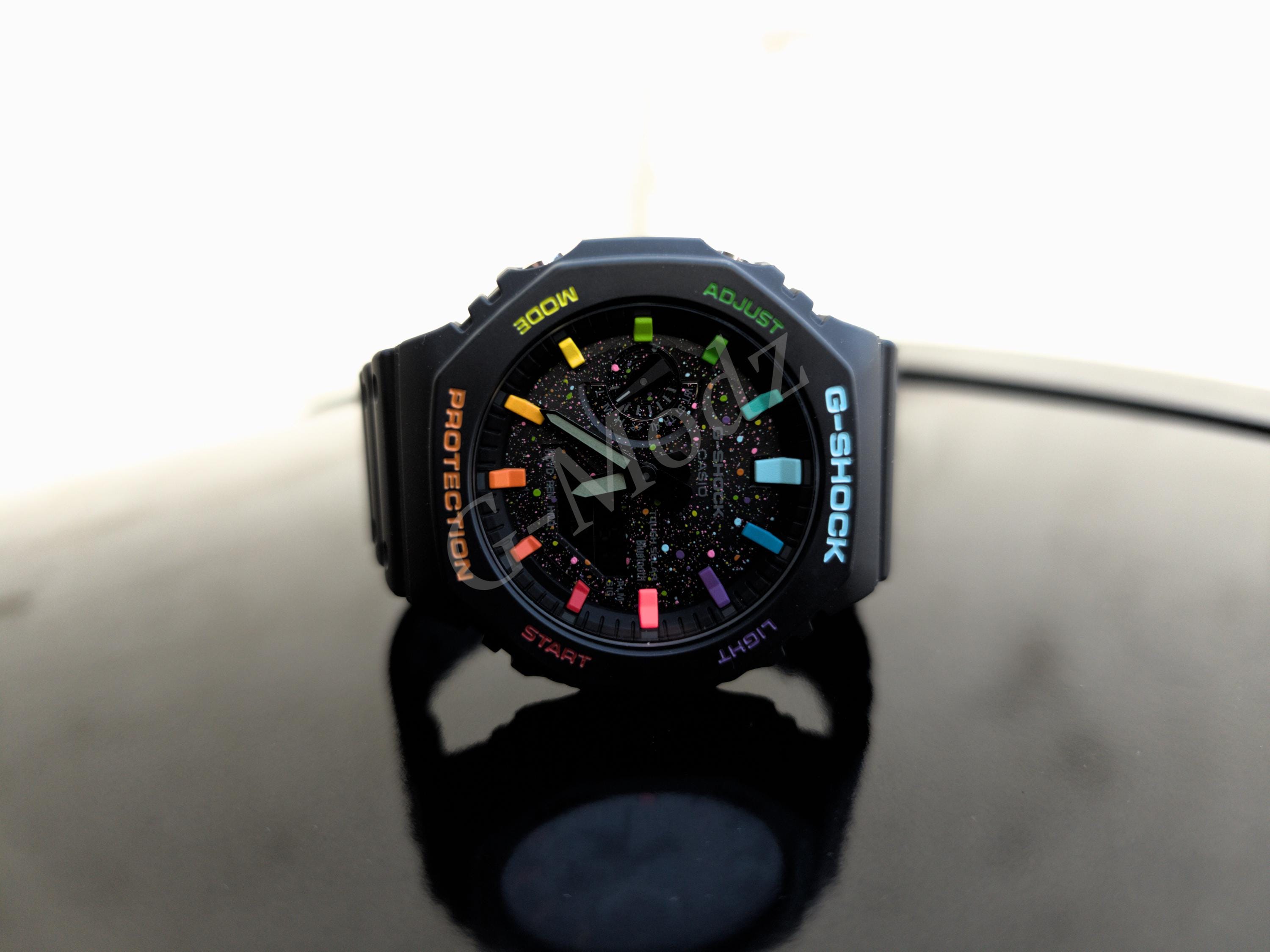 カシオ G-SHOCK カスタム GA-2100 MOD Custom Casio G-Shock GA-2100 Mod | Gold Dial | Stainless