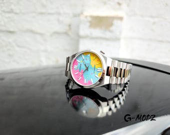 Hand-painted Citizen Tsuyosa NJ0151 Candy Mod | Bespoke Custom