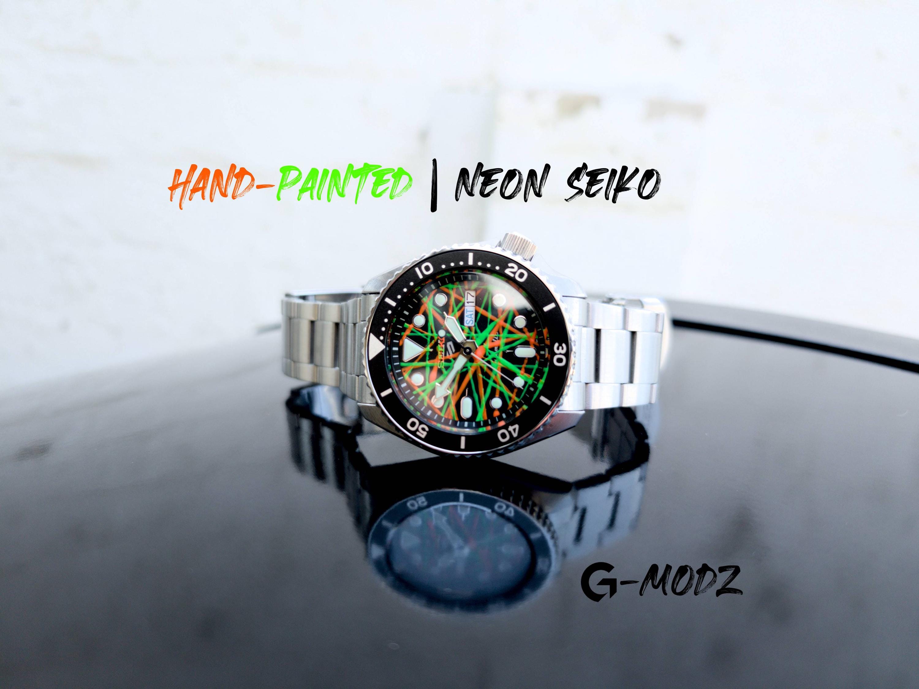 ビンテージタイプスモールドットの文字盤の自動巻きMOD カスタム腕時計 2025年最新】seiko mod ビンテージの人気アイテム - メルカリ