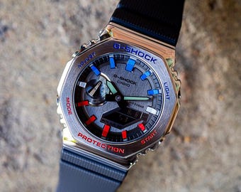 限定10個｜アーティストによるハンドペイントG-SHOCK GM-2100 ペプシ