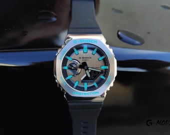 Casio G-shock GA2100 – Silver White Frosted | Custom Casioak