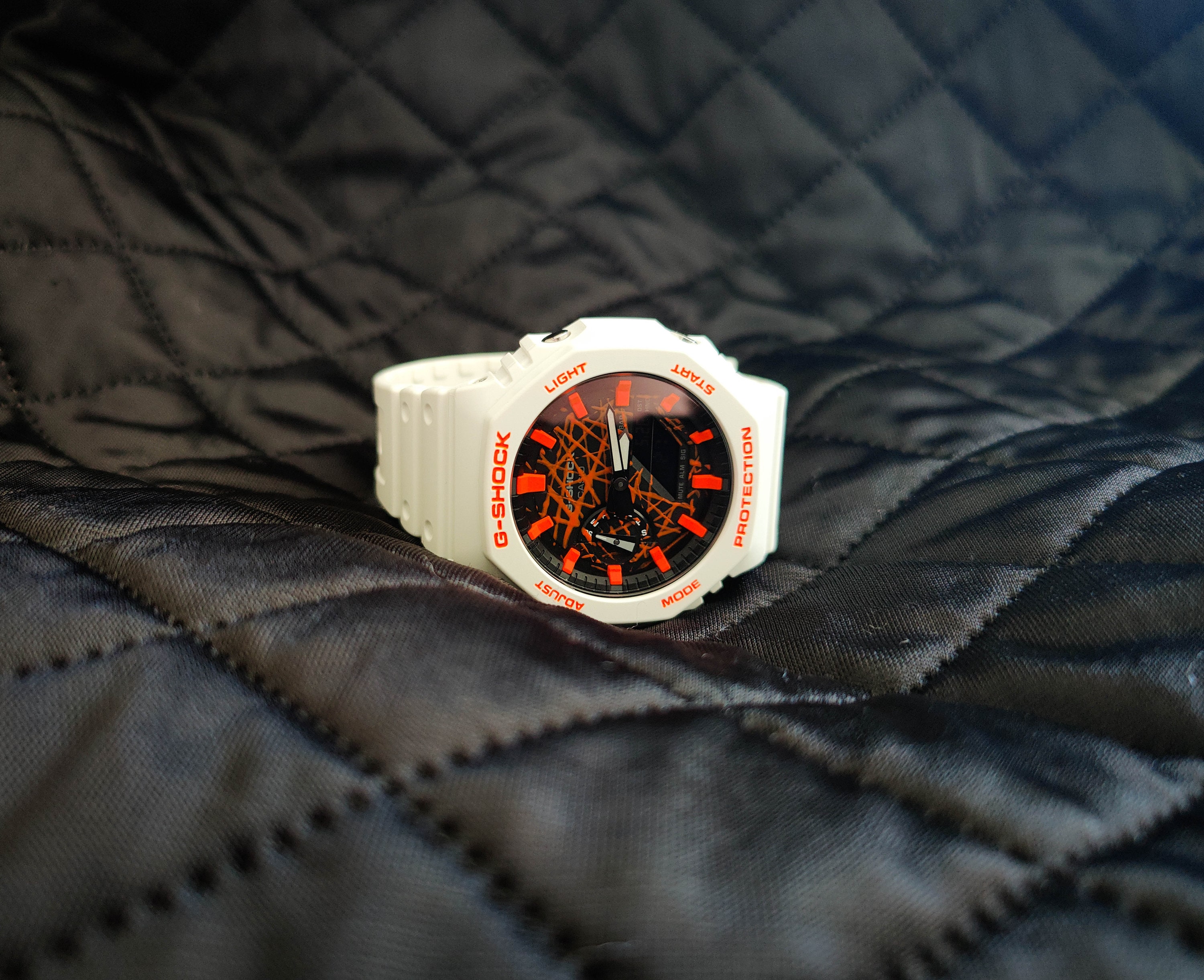 G shock first copy white colour sale