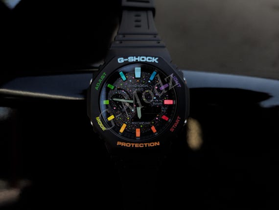 Limited to 20 | Hand-painted Casioak Rainbow Galaxy | GA-B2100