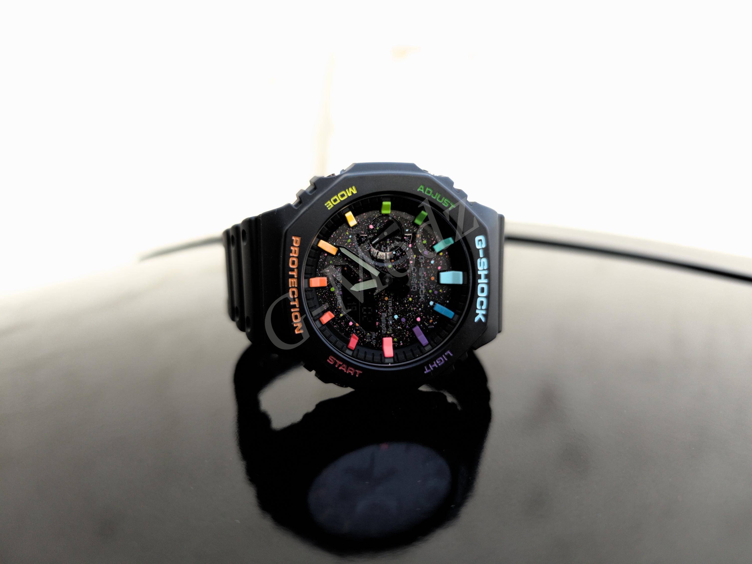 Limited to 20 | Hand-painted Casioak Rainbow Galaxy | GA-B2100