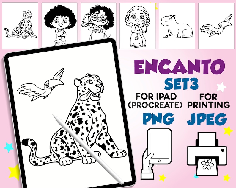 Encanto Kleurplaten Digitale Download Encanto Mirabel - Etsy België