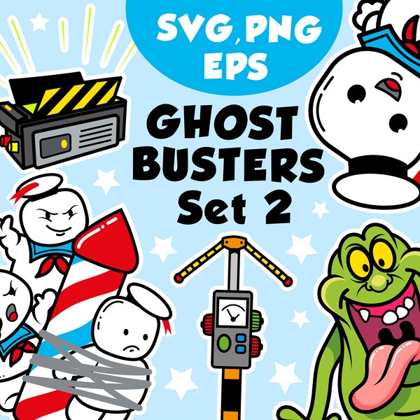 Ghostbusters clipart png, Ghostbusters svg, Ghostbusters Slimer svg, Ghostbusters bundle, Halloween Digital File, Ghost Digital download