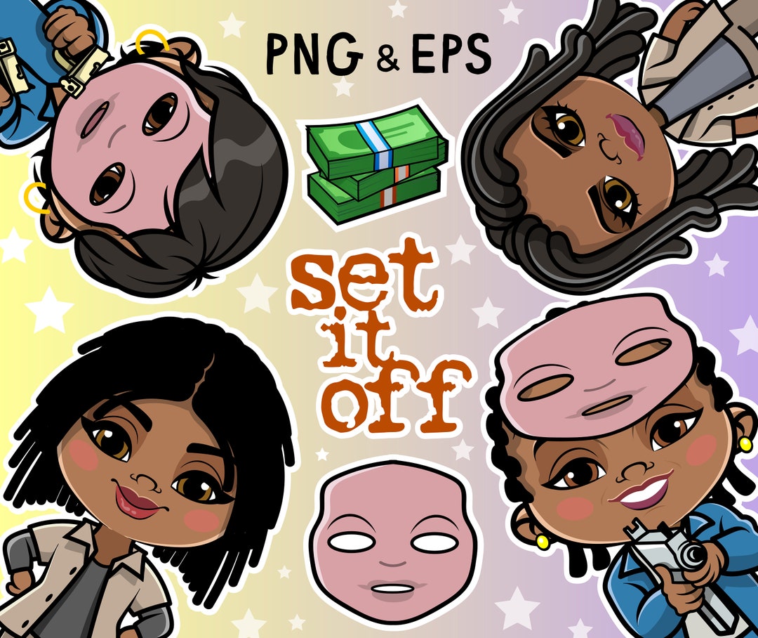 Set It off Movie Clipart Movie 90s Bundle Thriller Movie - Etsy