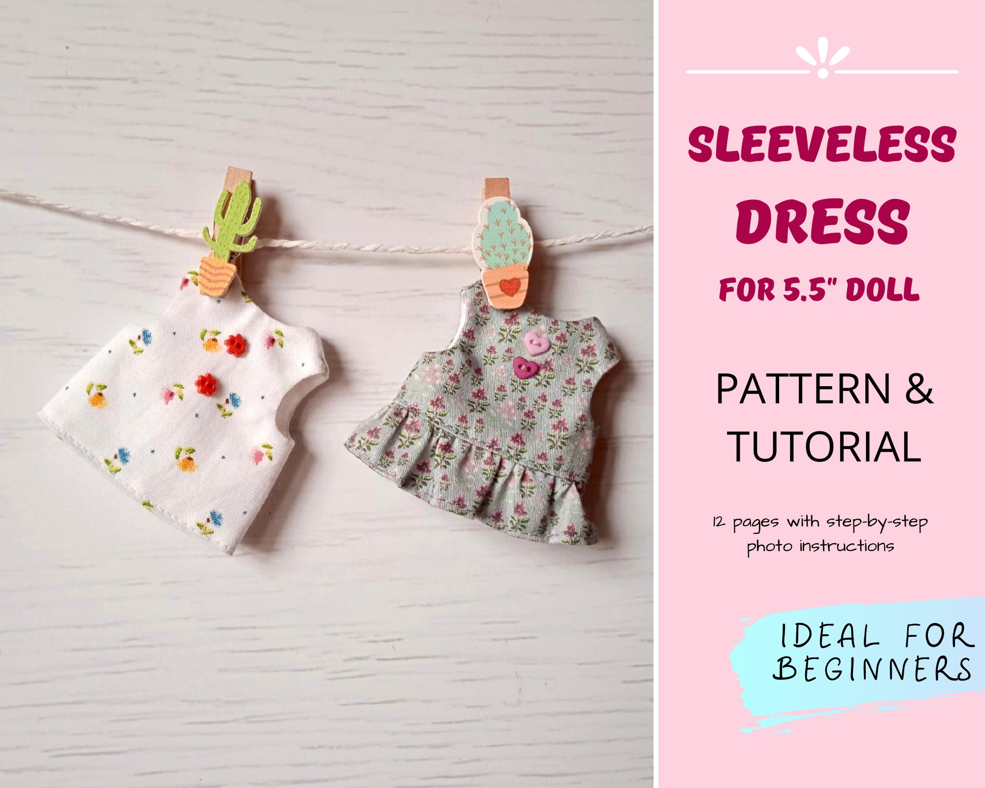 DIY  Needle Case Sewing Tutorial + FREE Pattern Download!!! • Sami Doll  Tutorials 