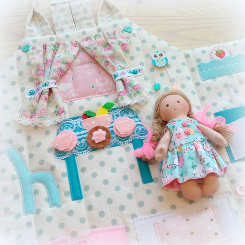 Dollhouse Sewing Pattern & Tutorial DIY Soft Textile - Etsy