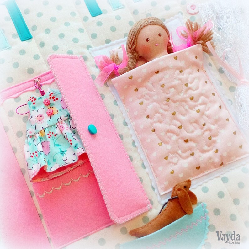 Dollhouse Sewing Pattern &amp; Tutorial DIY Soft Textile - Etsy