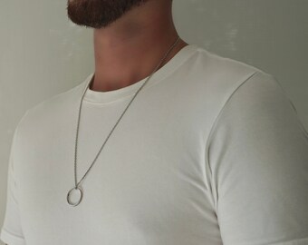 Engraved Necklace for Men - Etsy