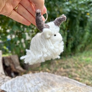 Handmade Woolen Felted Yak Keychain