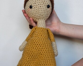 Peggy Schuyler Crochet Hamilton Doll