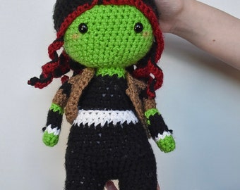 Superhero Crochet Doll