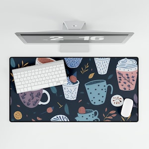 Coffee Buzz Desk Mat