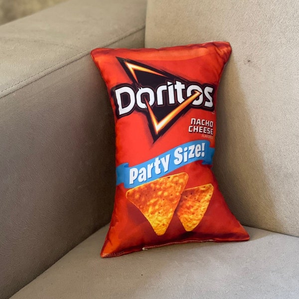 Doritos Pillow, Doritos Lovers, Chips Pillow, Chips Lovers, Funny Gift, Gift Idea, Unique Gift, Car Decoration