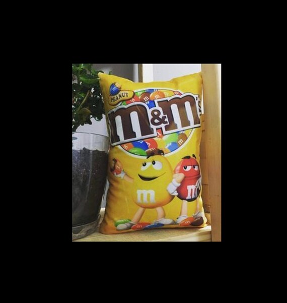 m&m pillow