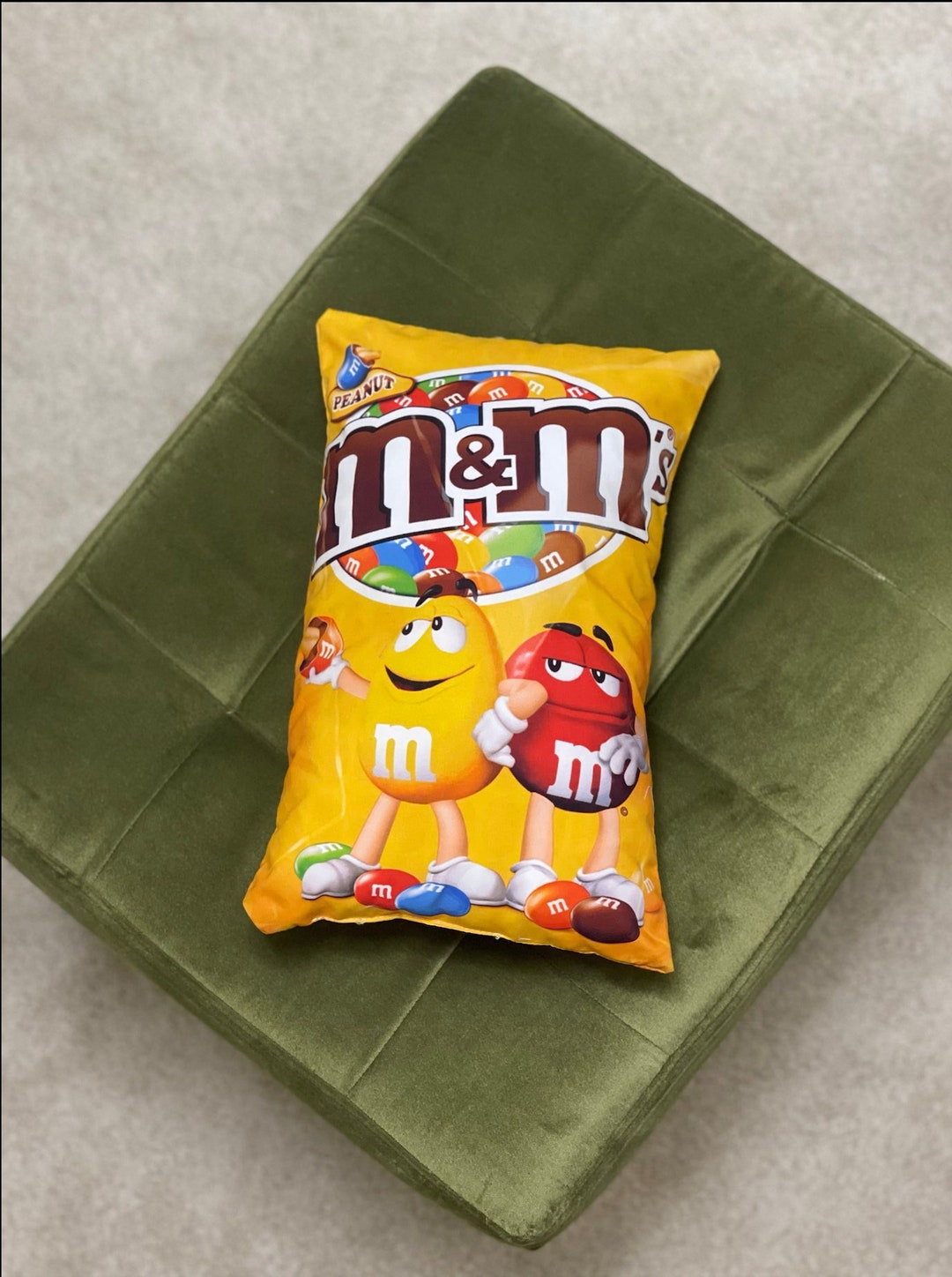 M&m's Pillow, Pillow, Chocolate Pillow, Christmas Gift, Unique Gift ...