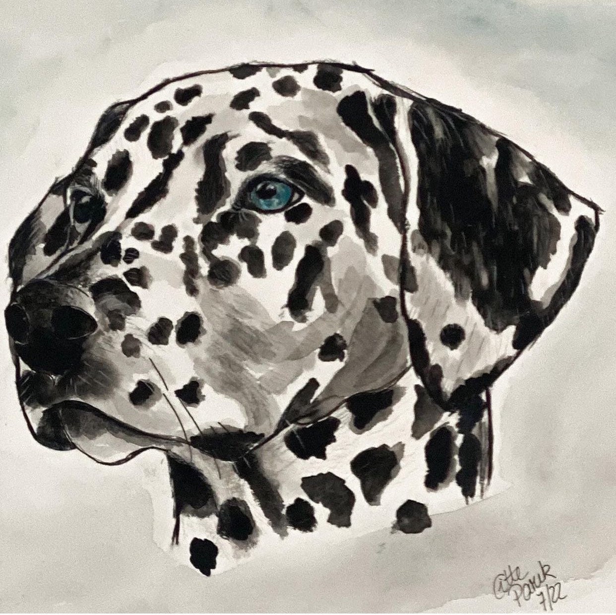 Commissioned Work Watercolor Commissioned Painting Etsy