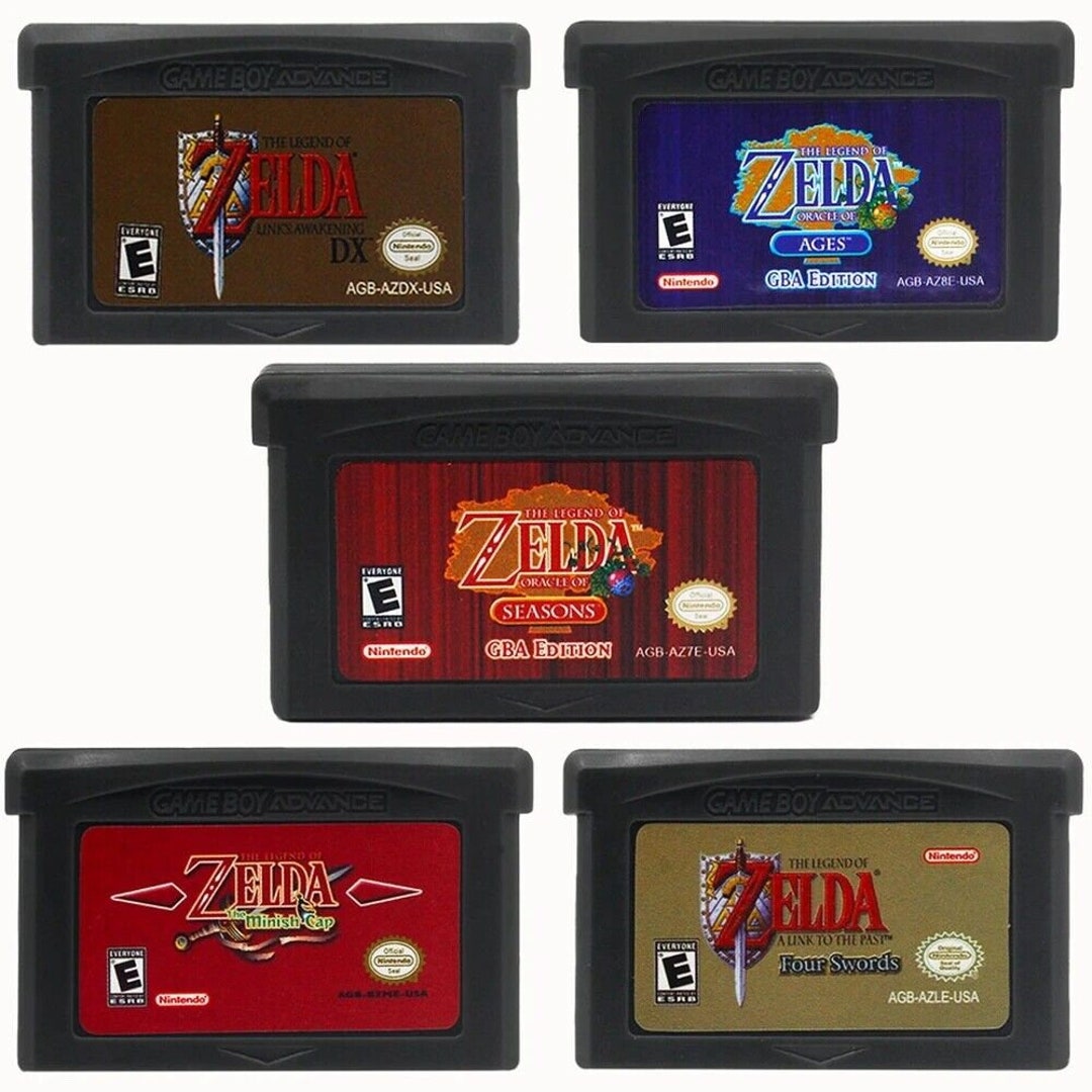 The Legend of Zelda Series Game Cartridge for Gameboy Advance GB/GBA/NDSL Etsy