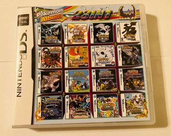 23 in 1 Super Combo , All in 1 Game Cart, Games Cartridge For NDS DS NDSL NDSi 3DS 2DS, New Condition