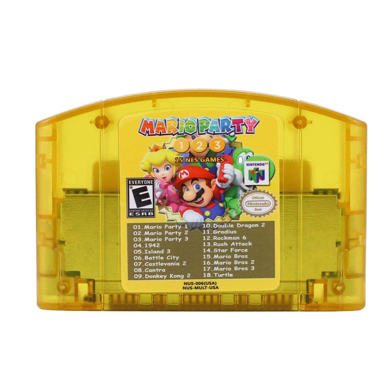 18 in 1 Game Card for Nintend N64 Mario Party 1 3 15 - Etsy